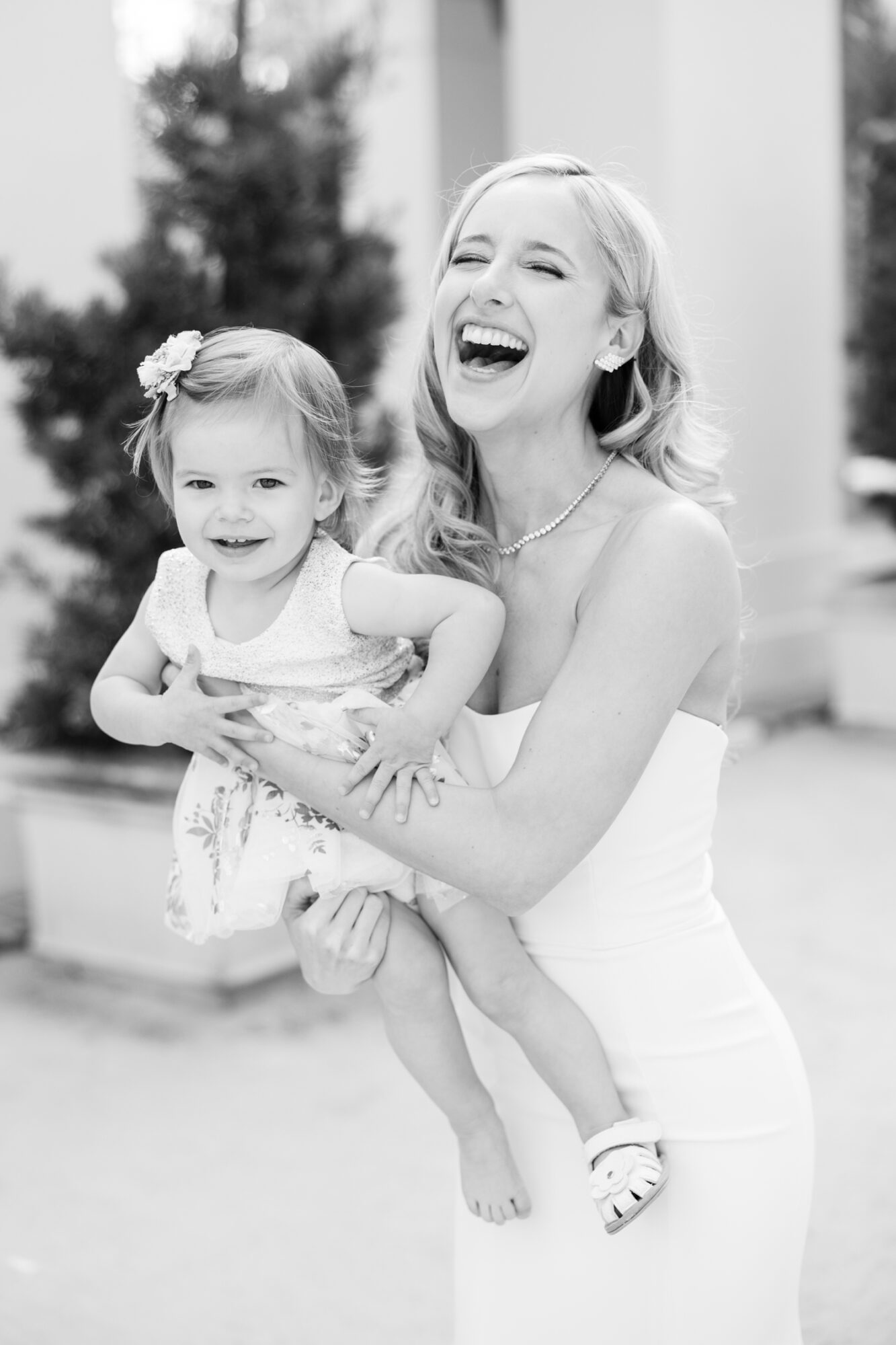 Pasadena wedding flower girl