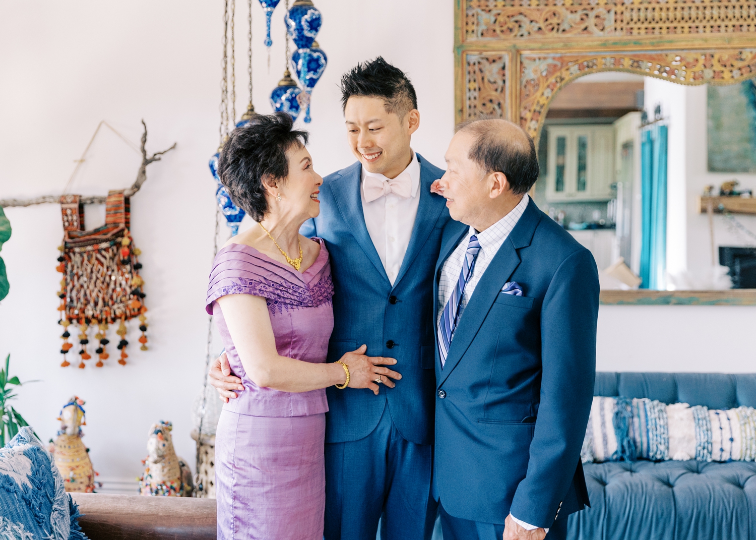 Groom Blue Suit