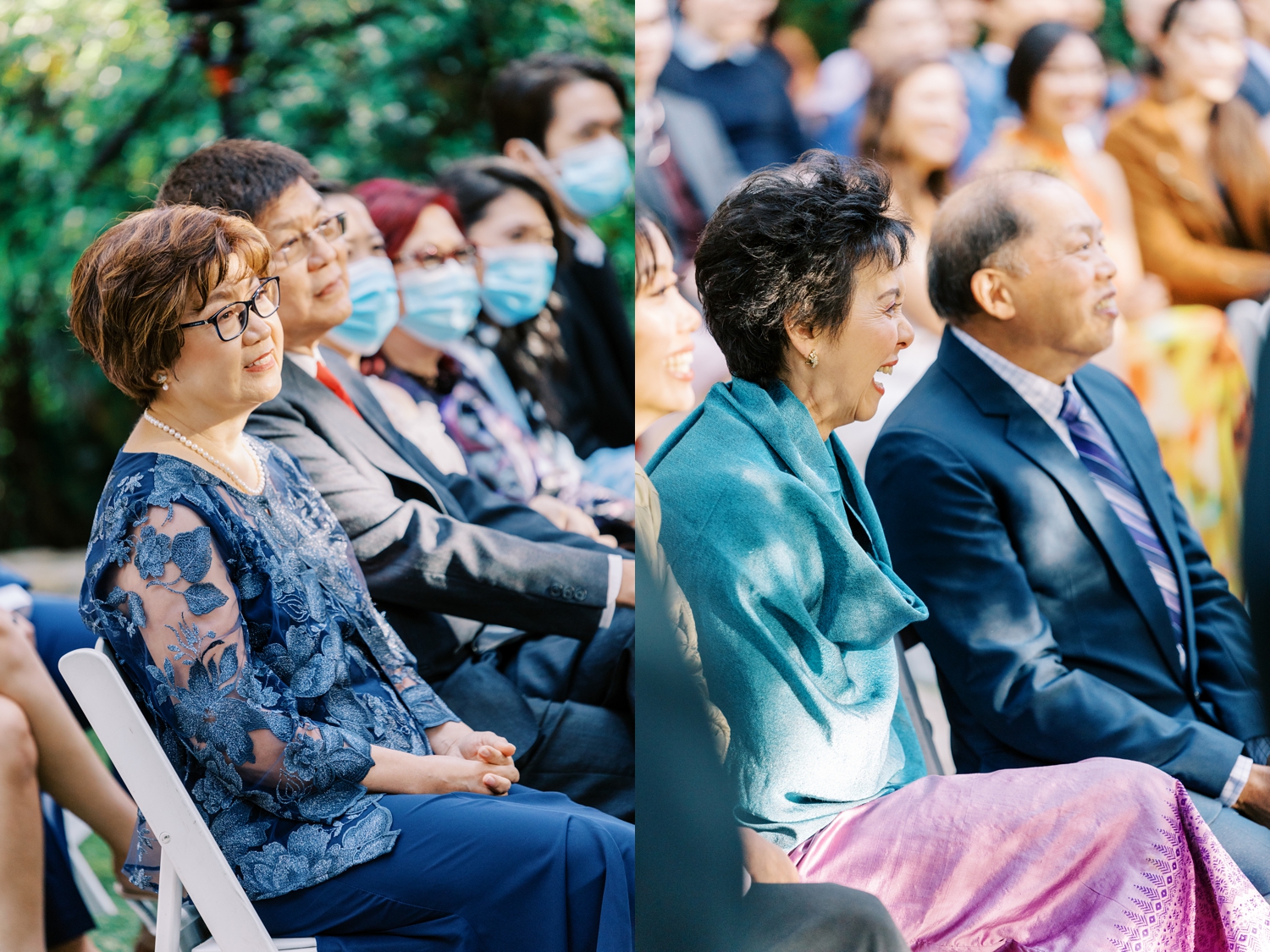 wedding ceremony guest reactions