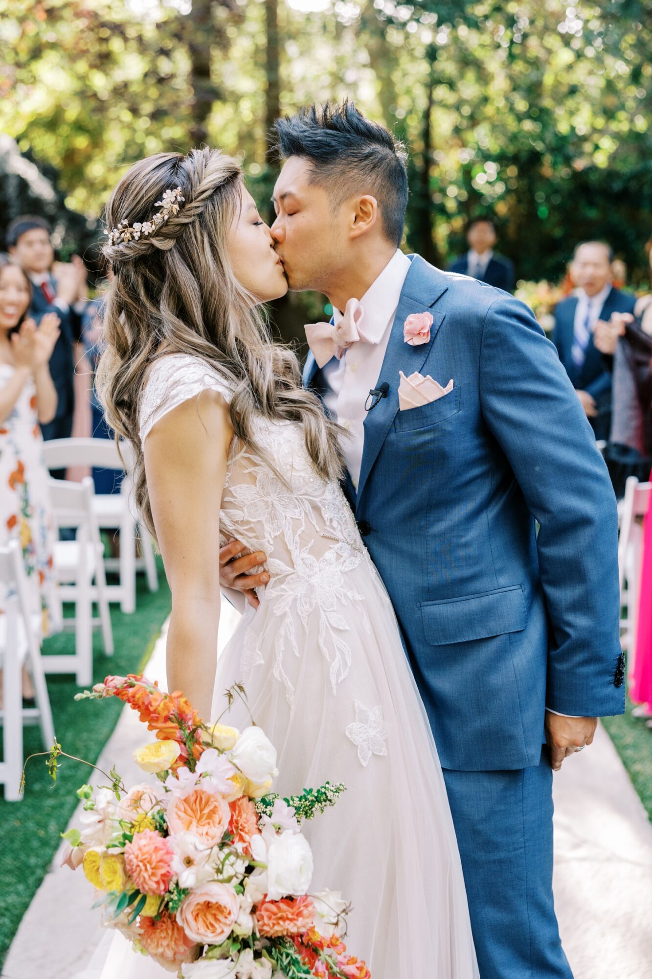 calamigos ranch birchwood room wedding ceremony