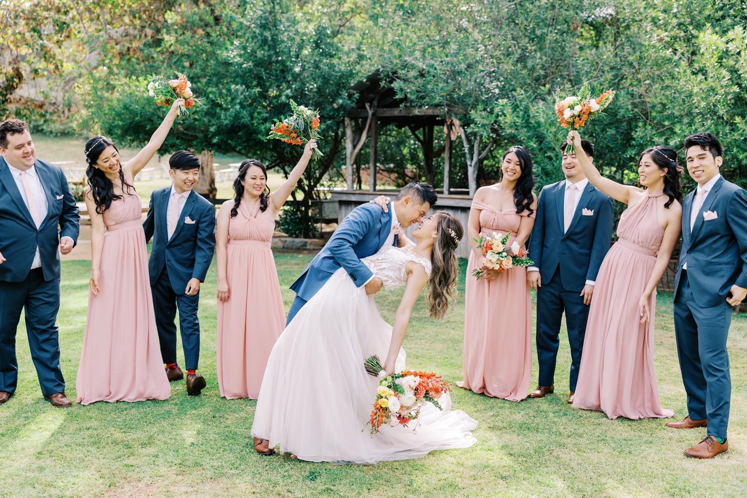 calamigos ranch wedding party