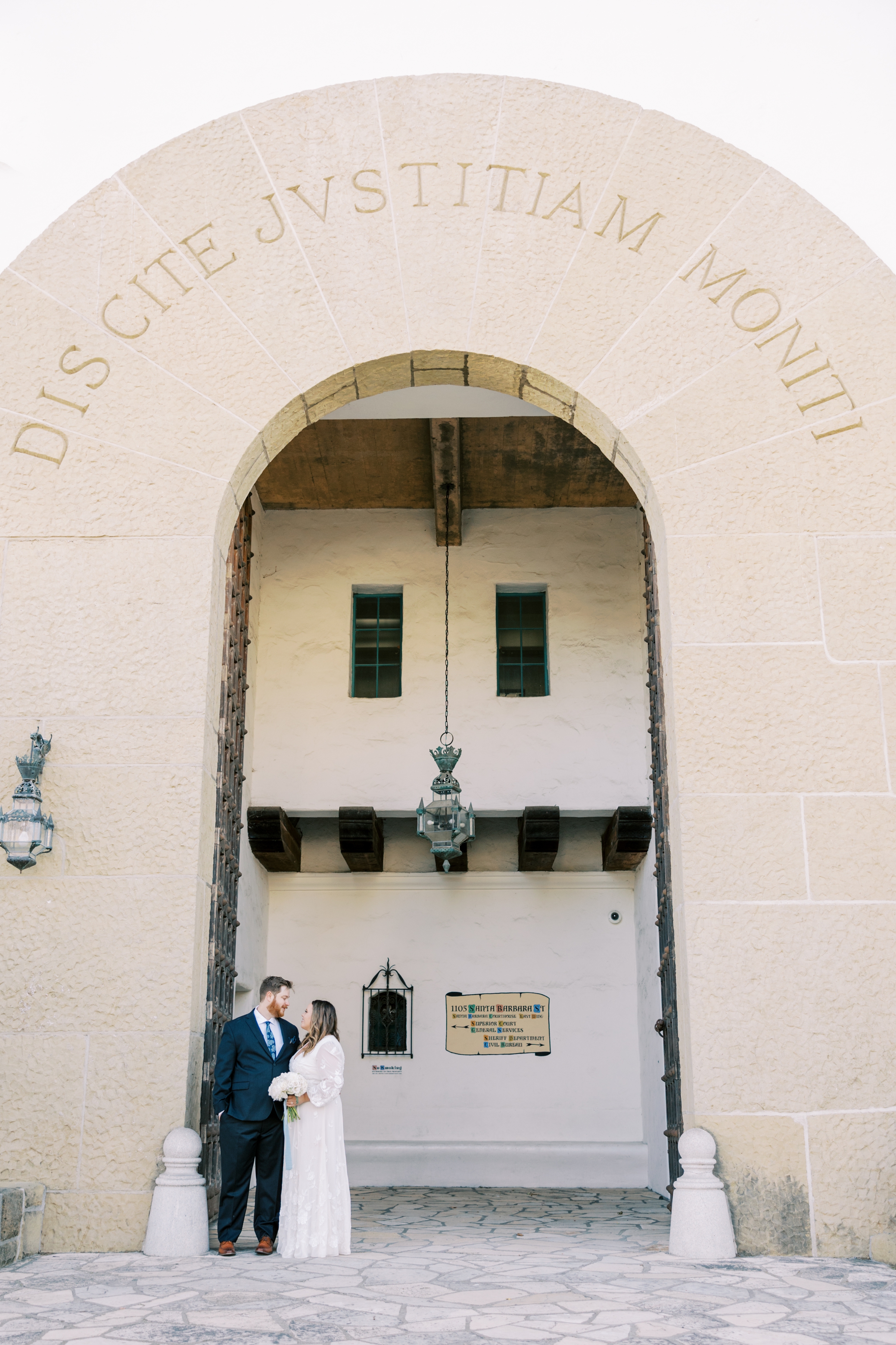 Santa Barbara Courthouse Wedding Ceremony