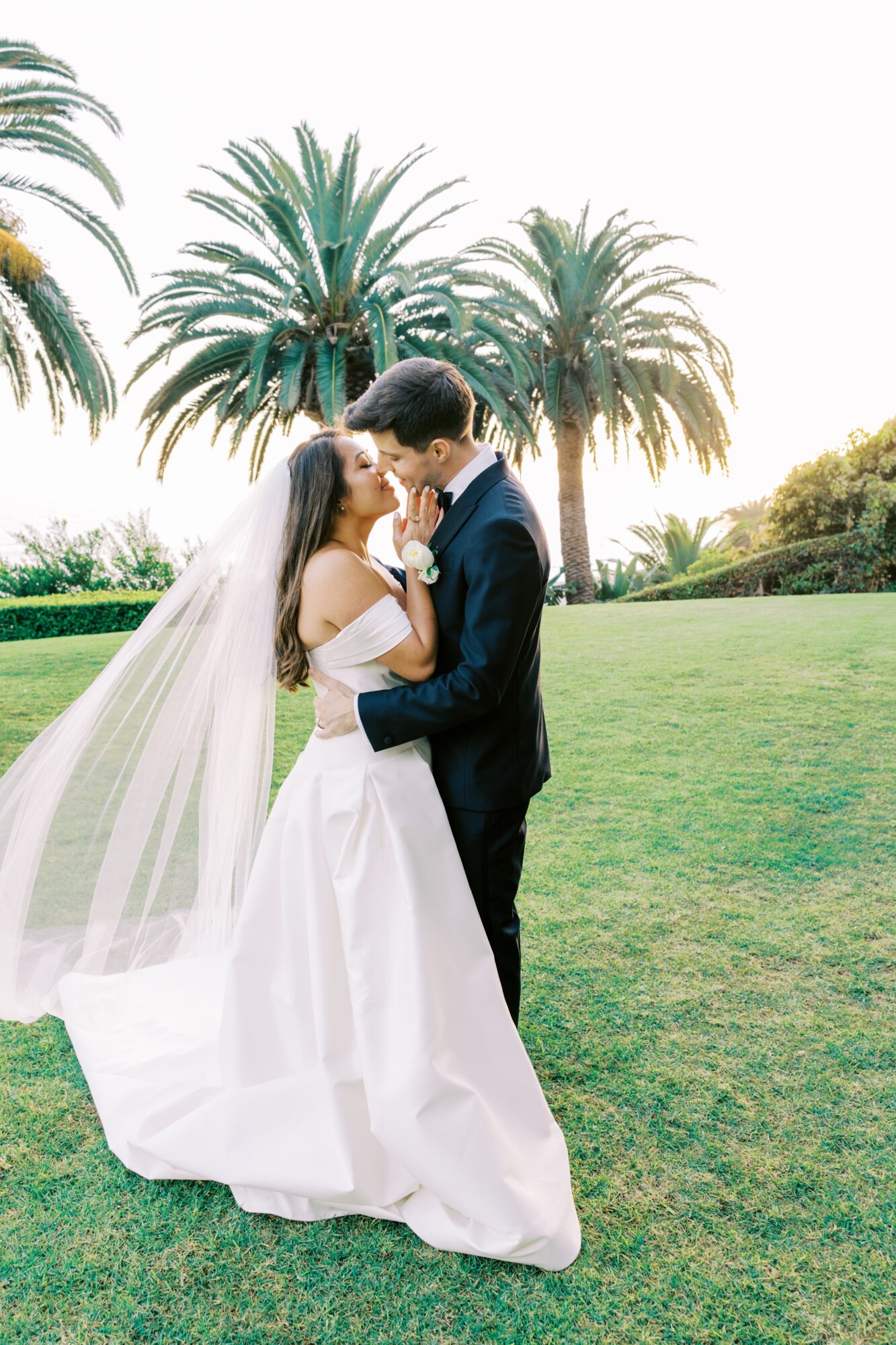 Wedding Portraits at the Lombardi House in Los Angeles