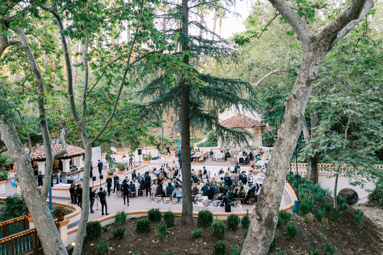 Rancho Las Lomas Wedding Reception Layout