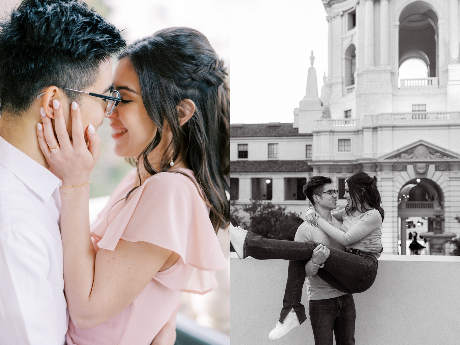 Engagement Session at Pasadena City Hall 