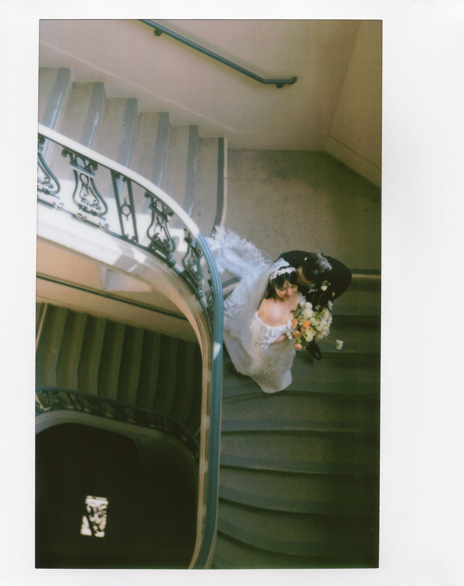 Pasadena City Hall Wedding Photography on Film 